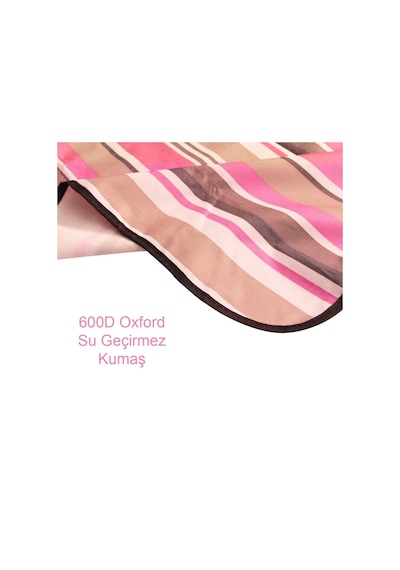 Piknik Kamp Örtüsü - Su Geçirmez - Madfox Skyloft - Red Stripe - 546255 Çok Renkli