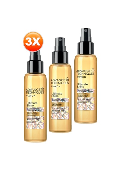Avon Advance Techniques Parlaklık Veren Saç Bakım Spreyi 3 x 100 ML