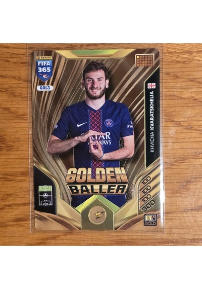 2026 Khvicha Kvaratskhelia Golden Baller Oyun Kartı - Gol3