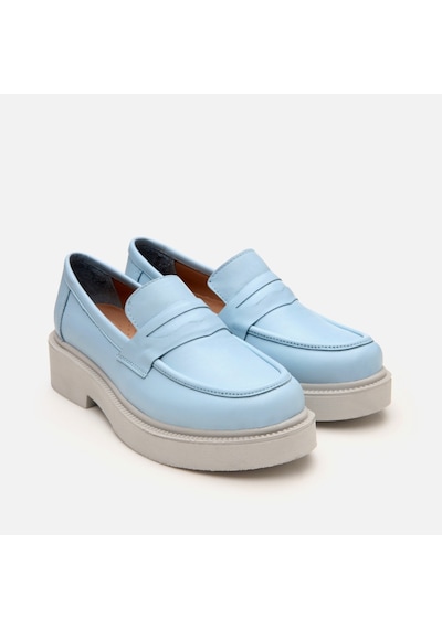 Hotiç Hakiki Deri Açık Mavi Kadın Loafer 01ayh306700a600 Açık Mavi-lıght Blue Açık Mavi