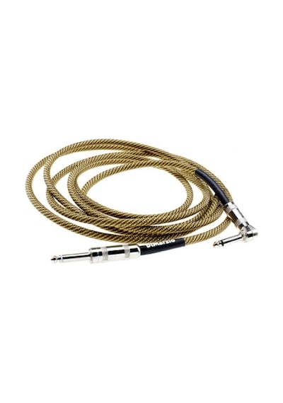 Dimarzio Ep1715srvt Örgülü Gitar Kablosu - Vintage Tweed 4.5m