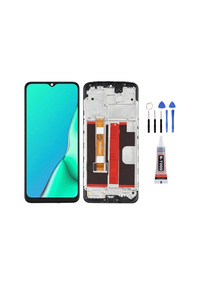 Oppo A5 2020 Çıtalı Uyumlu Lcd Ekran Dokunmatik Tamir Seti Yapıştırcı Set Yedcom