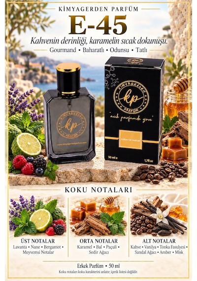 KP E-45 Erkek Parfüm EDP 50 ML