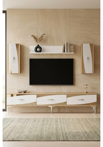 Tvr1813dbs Elips Tv Ünitesi Takımı Safirmeşe-beyaz-sılver 180cm Safirmeşe - Beyaz - Gümüş Tvr1813dbs Elips Tv Ünitesi Takımı Safirmeşe-beyaz-sılver 180cm Safirmeşe - Beyaz - Gümüş