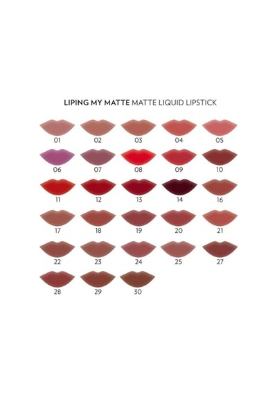 Liping My Matte Likit Ruj No: 16 - Suya Dayanıklı Ultra Mat Ruj Diğer Liping My Matte Likit Ruj No: 16 - Suya Dayanıklı Ultra Mat Ruj Diğer