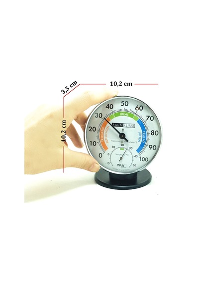 Tfa Masaüstü Renkli Analog Termometre Higrometre N11.653