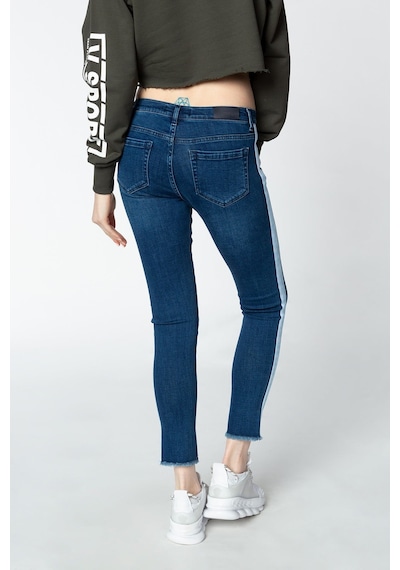 Vigoss Sport Kadın Skınny Fit Şeritli Pantolon Vsd152-00134 Gri