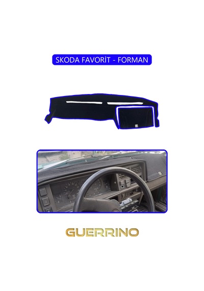 Skoda Favorit - Formantorpido Koruma Halısı Mavi Kenar