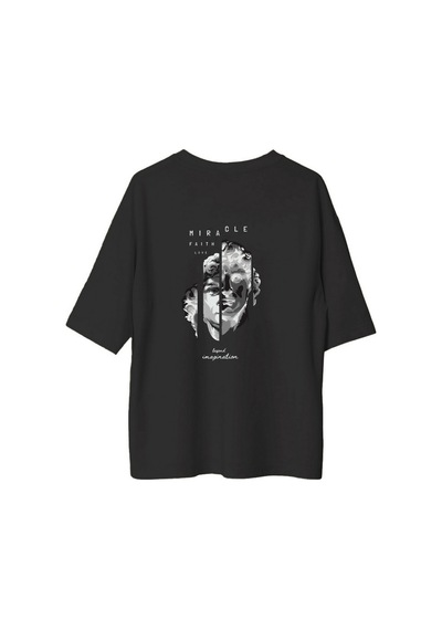 Paybuy Erkek Oversize Tişört Mucize İman Aşk İlham Baskılı Manevi Tasarı Siyah Paybuy Erkek Oversize Tişört Mucize İman Aşk İlham Baskılı Manevi Tasarı Siyah