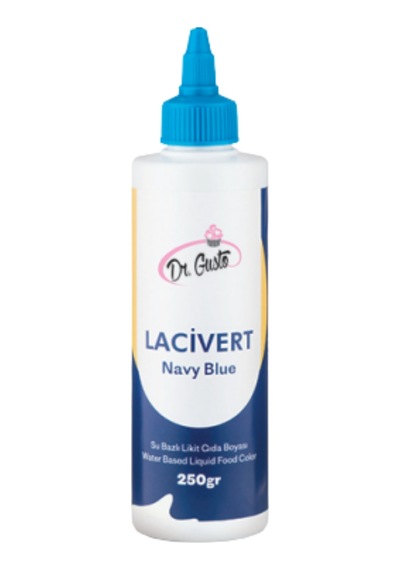 Sıvı Gıda Boyası Lacivert Suda Çözünür E132 250 G