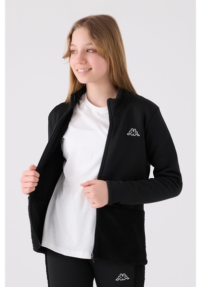 Kappa Kız Çocuk Siyah Sweatshirt 32216mw-c-v1 Siyah