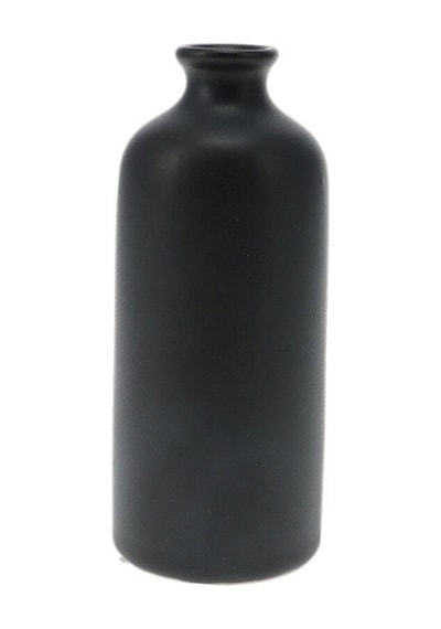 Porselen Vazo 5.6cm 13.5cm Siyah