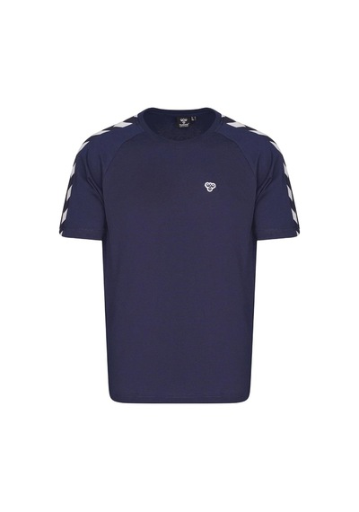 Hummel Archive S/s 912209-7459 Lacivert Erkek T-shirt Lacivert
