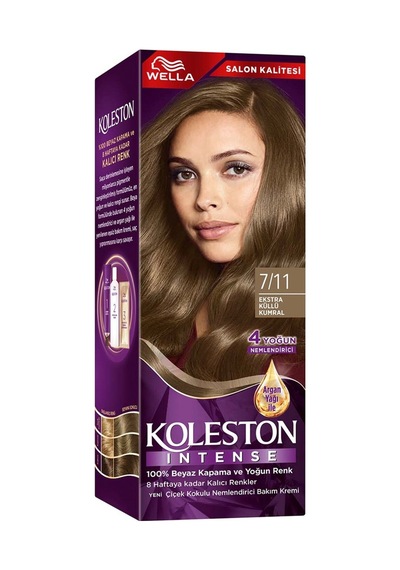 Koleston Intense 7/11 Ekstra Küllü Kumral - 4 Adet Tarı