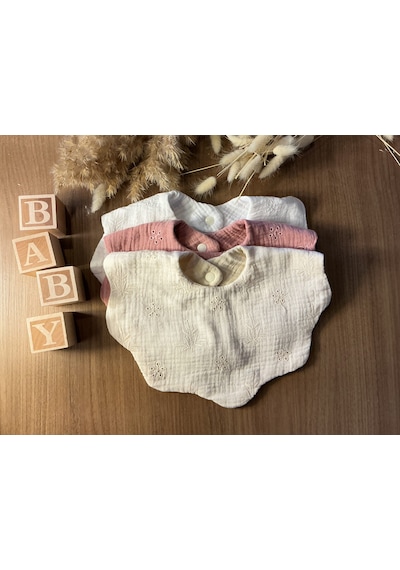 Venedy's Minimal Collection 3 Lü Mama Önlüğü Seti Pudra