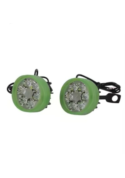 Sis Farı 6 Ledli 3 Fonksiyonlu Renkli Ve Çakarlı 12v 2 Li