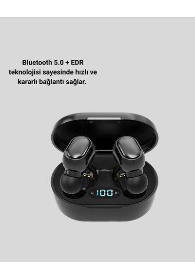 Titanyum Hoparlörlü Kablosuz Bluetooth Kulaklık