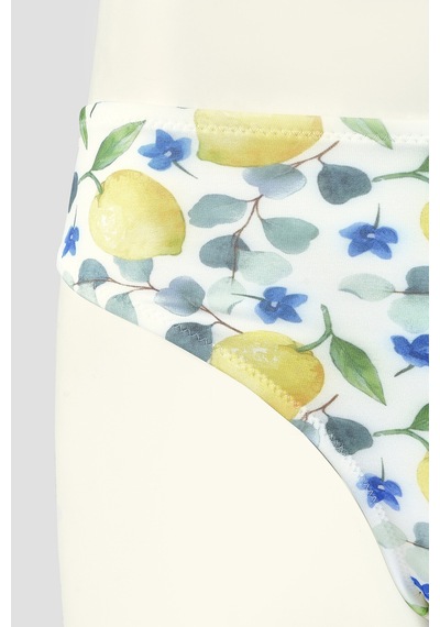 Loya Kadın Renkli Lemon Tek Alt Bikini Çok Renkli