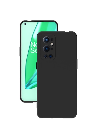 Oneplus 9 Pro Kılıf Kamera Korumalı Silikon Rubber Arka Kapak Siyah