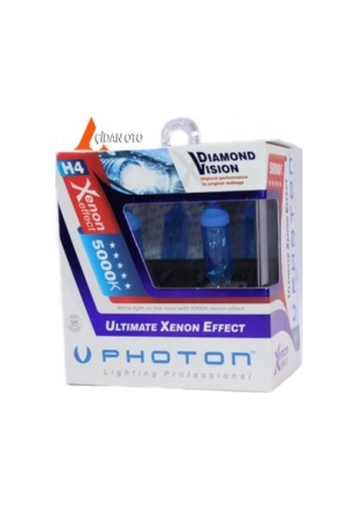 Photon H4 Xenon Effect Beyaz Far Ampulü