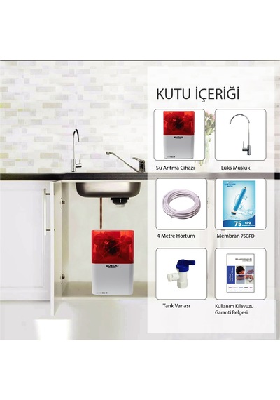 Suzukı Technology Pompalı 5 Aşamalı Su Arıtma Cihazı Eko Model