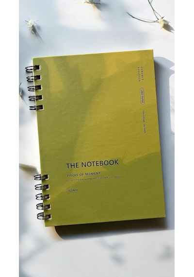 Spiralli 80 Yaprak Çizgili A5 Defter, Not Defteri, Okul Defteri, 4 Farklı Renk Seçeneği 03 Oli 03 Olive Green