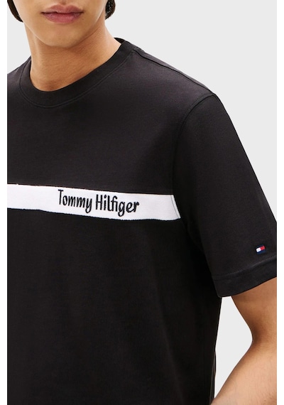 Tommy Hilfiger Erkek T Shirt Mw0mw41765 Bds Siyah Siyah