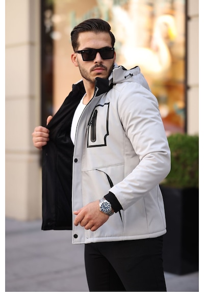 Mero Life Outdoor Kapüşonlu Su Ve Rüzgar Geçirmez Kapitone Içi Kürklü Elyaf Dolgulu Taş Rengi Kalın Softshell Mont Taş Mero Life Outdoor Kapüşonlu Su Ve Rüzgar Geçirmez Kapitone Içi Kürklü Elyaf Dolgulu Taş Rengi Kalın Softshell Mont Taş