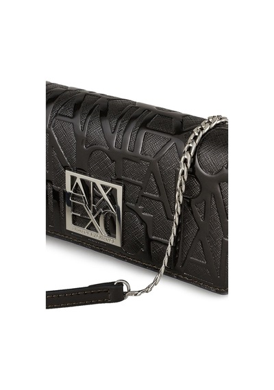 Armani Exchange Kadın Marka Logolu Zincir Askı Detaylı Cüzdan 948481 Cc794 00020 SİYAH