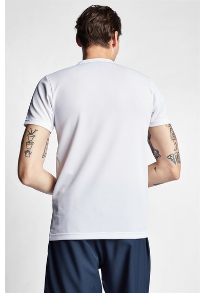 Lescon Beyaz Erkek Kısa Kollu T-Shirt 22S-1298-22B Beyaz