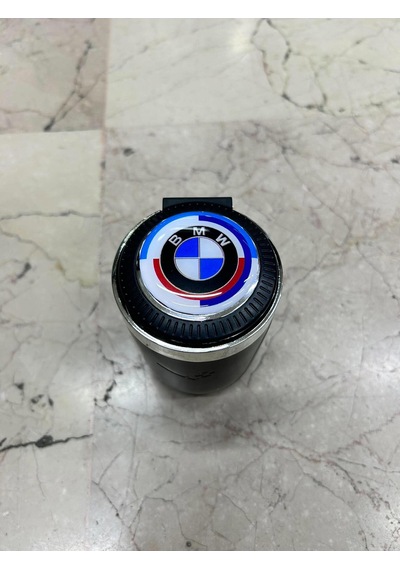 Bmw 50. Yıl Logolu Işıklı Siyah Küllük Üstten Bastırmalı