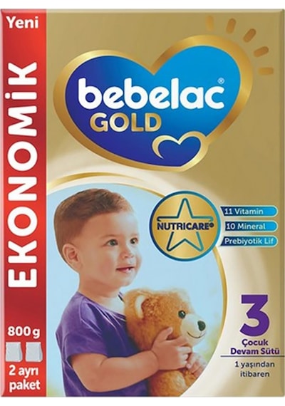 Bebelac 3 Gold Bebek Devam Sütü 800 G