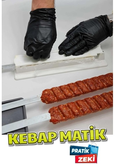 Bev Kitchen Kebapmatik Adana Urfa Kebap Kalıbı Aparatı Pratik Hızlı Kebap Makinesi Kutusu Kebap Matik Kalıp Diğer