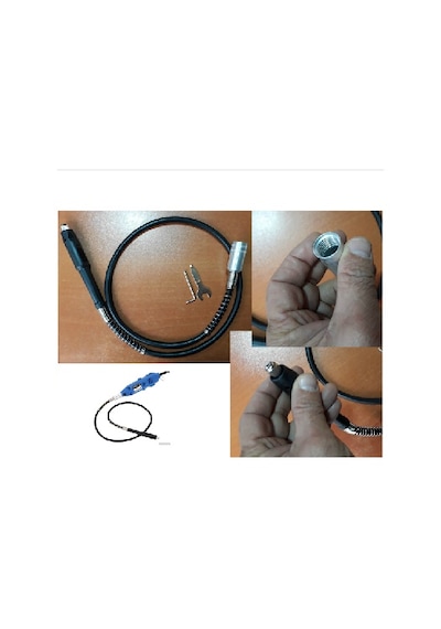 Gravür Makinası Mini Grinder için Spiral Uzatma Hortumu ve Askı
