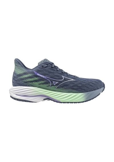 Mizuno Wave Rider 28 Kadın Koşu Ayakkabısı Siyah / Yeşil Çok Renkli