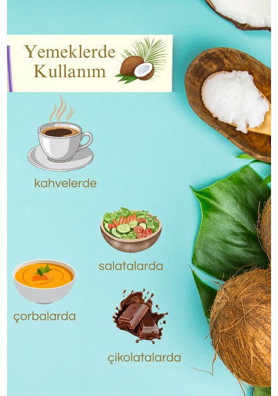 Hindistan Cevizi Yağı Coconut Oil 100 Ml 4 Adet