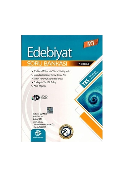 Ayt Edebiyat Soru Bankası Bilgi Sarmal  Yayınları