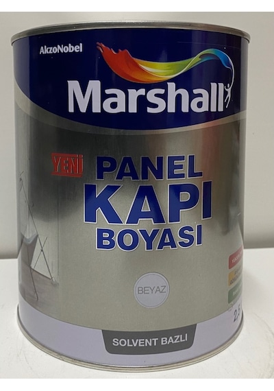 Marshall Solvent Bazlı Panel Kapı Boyası 2,5 Lt Marshall Solvent Bazlı Panel Kapı Boyası 2,5 Lt