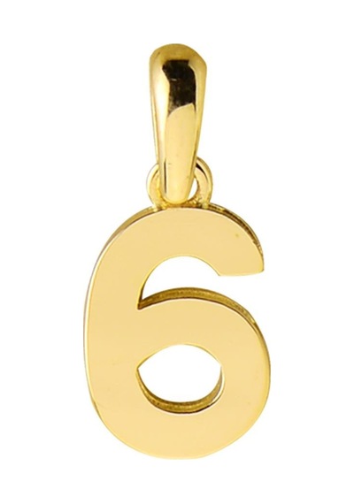 Goldkupe 14 Ayar Altı Rakamı Altın Kolye Ucu 0,62 Gr-3465