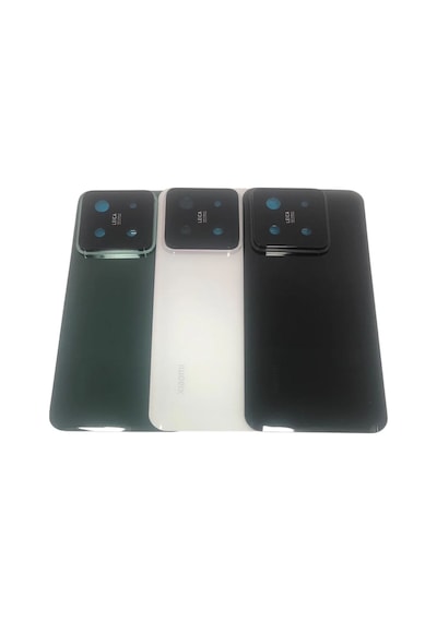 Xiaomi Mi 14 Beyaz Kamera Camlı Lensli Arka Kapak Batarya Kapağı Pil Kapağı Beyaz