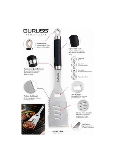 Guruss Grs52 Barbekü Spatulası Diğer