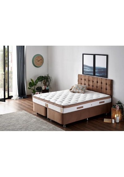 Nironyatak Niron Latte 140X190 Çift Kişilik Yatak Full Ortopedik Sert Yatak