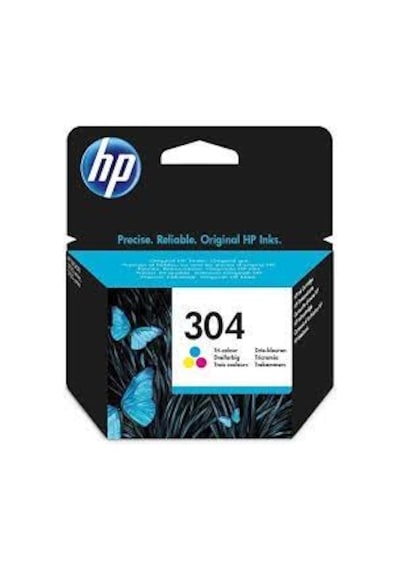 Hp 304 Üç Renkli Mürekkep Kartuşu Hp 2620 N9K05Ae