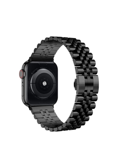 Apple Watch 7 6 Se 5 4 3 2 1 - 38 / 40 / 41 Mm Uyumlu Metal Kordon Rolex Style Kayış Jubilee Bilezik