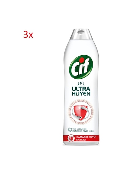 Cif Tüm Yüzeyler Ultra Hijyen Jel 750 Ml* 3 Adet... Cifa