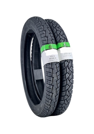 Lastik Takımı 275-18 Arrow Ve 250-18 Sport Tl Tubeless - Dubleks - Onmx