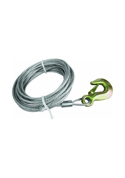 Römork Vinç 6 Metre Galvanizli Paslanmaz Çelik Halat