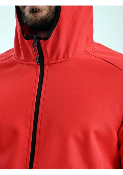 Lıfeguard Softshell Kapşonlu Mont Kırmızı