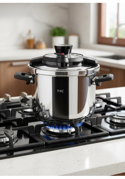 Taç Fastcook Düdüklü Tencere 6 Litre Çok Renkli
