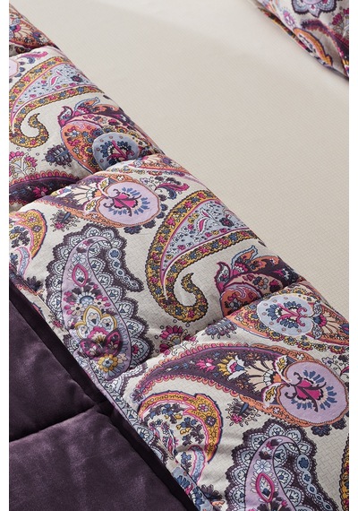 Serra Next Comforter Set Tek Kişilik Mor